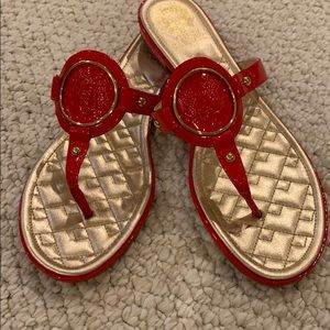 Vince Camuto sandals, virtually new Red ❤️